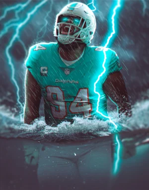 4K Christian Wilkins Wallpaper