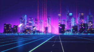 Desktop Synthwave Phone Wallpaper