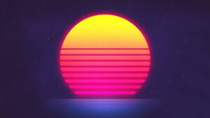 Desktop Synthwave Phone Wallpaper