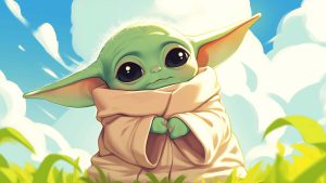 Desktop Baby Yoda Wallpaper