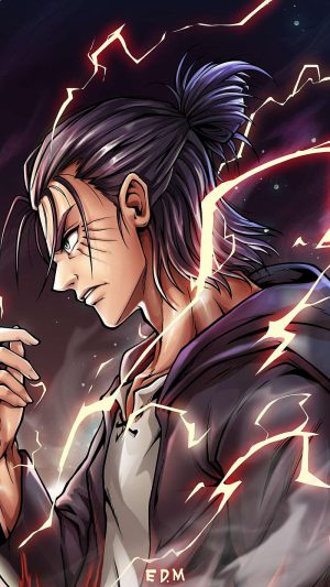 4K Eren Yeager Wallpaper