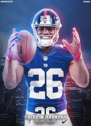 4K Saquon Barkley Wallpaper
