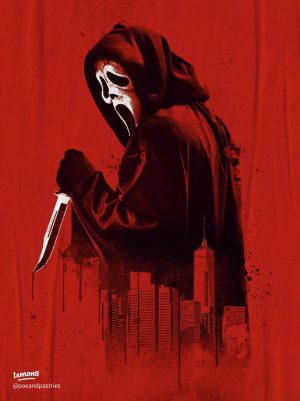 HD Ghostface Face Wallpaper