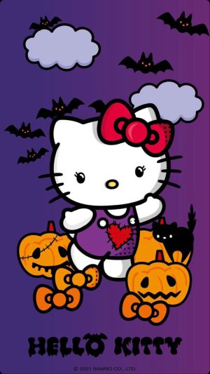 Halloween Hello Kitty Background