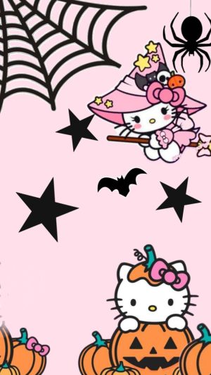 Halloween Hello Kitty Background