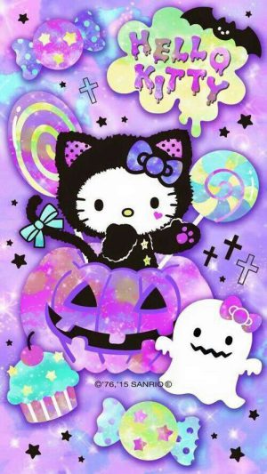 4K Halloween Hello Kitty Wallpaper