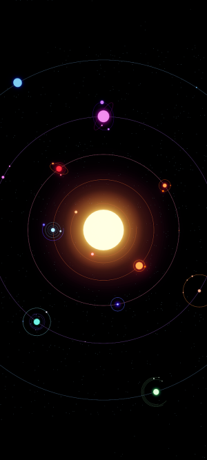 Solar System Background