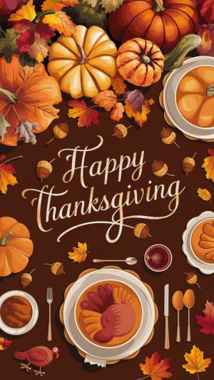4K Thanksgiving Wallpaper