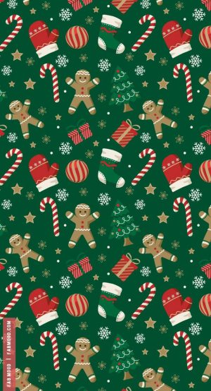 4K Candy Cane Wallpaper