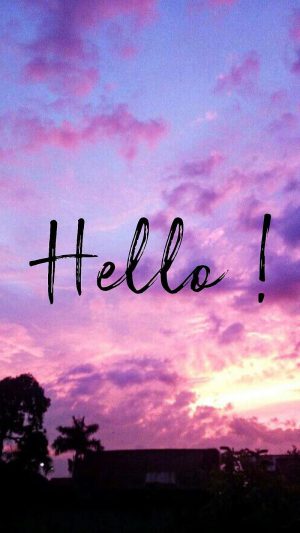 4K Hello Wallpaper 
