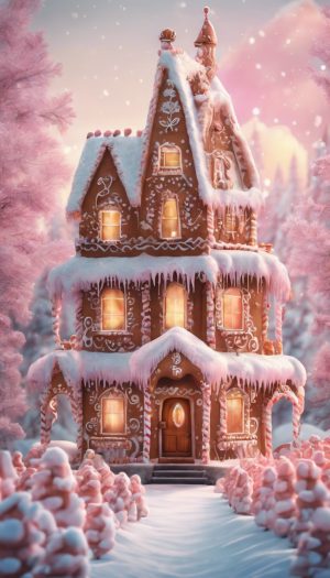 Gingerbread House Wallpaper