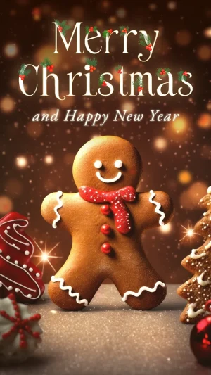 Gingerbread Man Wallpaper