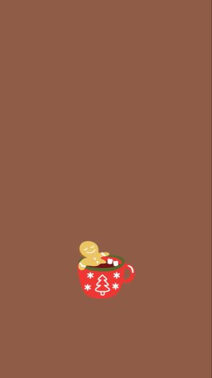 Gingerbread Man Wallpaper