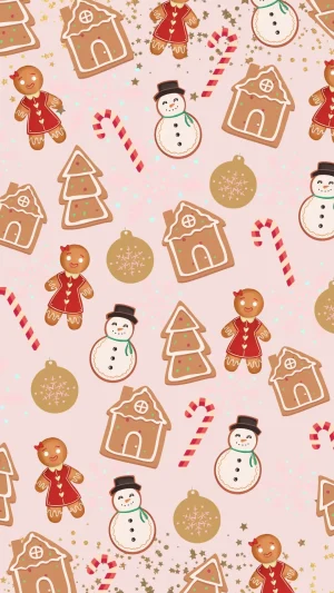 Gingerbread Man Wallpaper