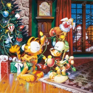 HD Garfield Christmas Wallpaper 