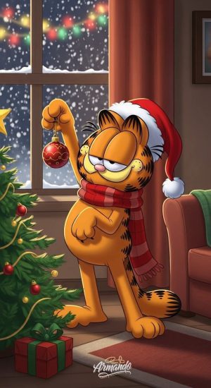 Garfield Christmas Wallpaper