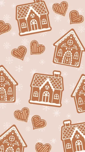 4K Gingerbread House Wallpaper
