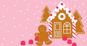 Desktop Gingerbread House Wallpaper