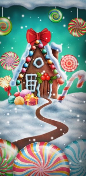 HD Gingerbread House Wallpaper 