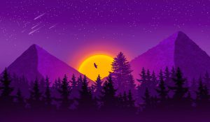 Desktop Purple Wallpaper